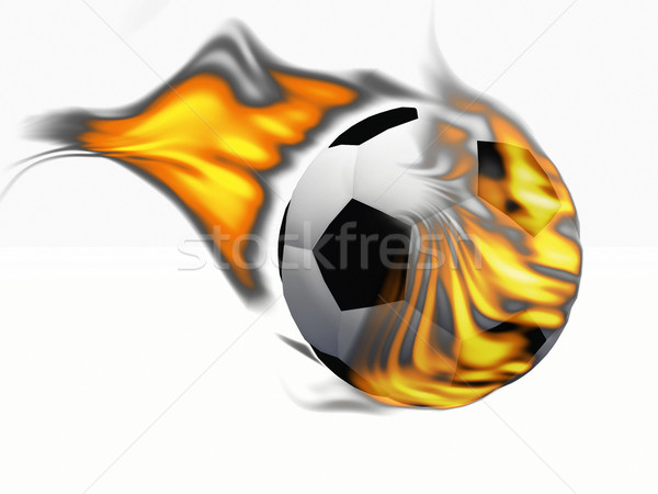 Stok fotoğraf: Futbol · topu · yangın · futbol · spor · futbol · hızlandırmak