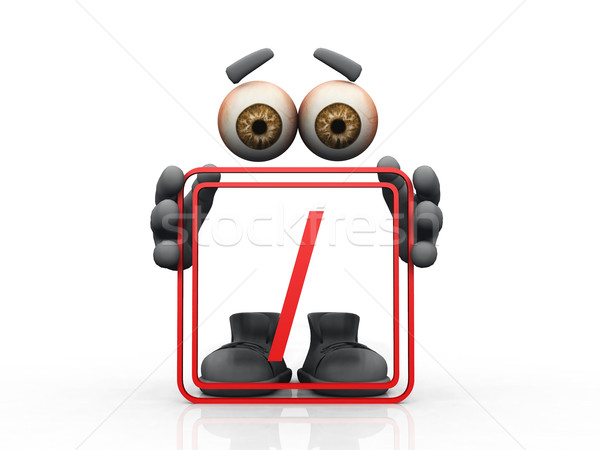 divide  symbol on a white background 
 Stock photo © njaj
