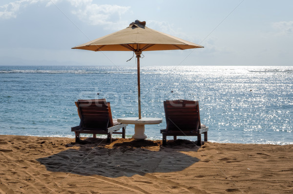 Bali plajlar gökyüzü güneş manzara yaz Stok fotoğraf © njaj