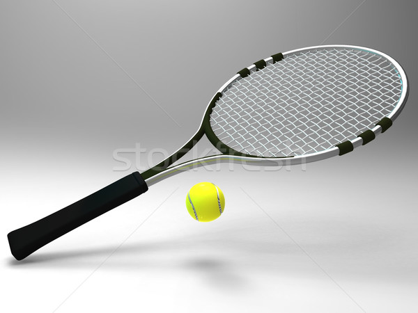 Tennis sport vacances tribunal Swing jouer Photo stock © njaj