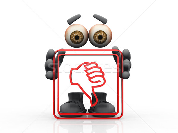 bad symbol on a white background 
 Stock photo © njaj