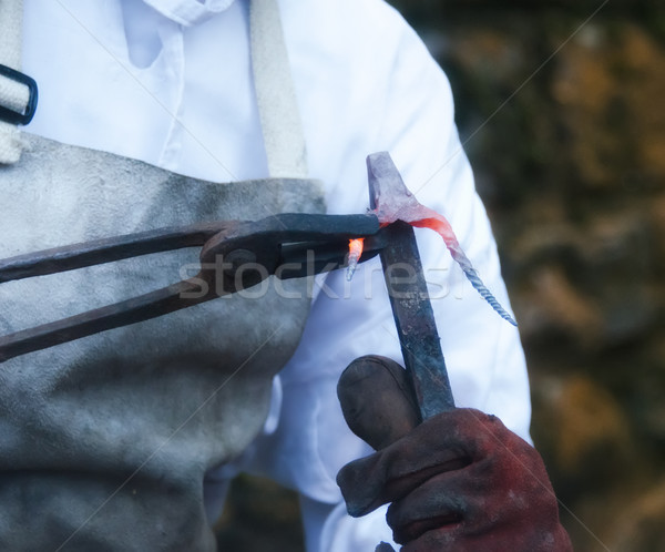 the blacksmith Stock photo © njaj