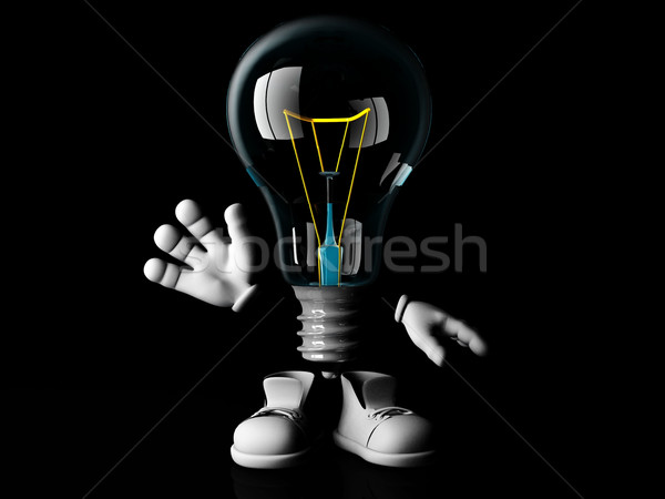mister light bulb Stock photo © njaj