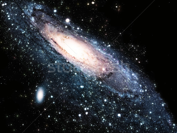 Spirală galaxie univers cer soare abstract Imagine de stoc © njaj