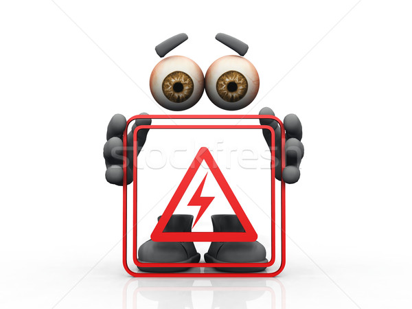electricity  symbol on a white background 
 Stock photo © njaj
