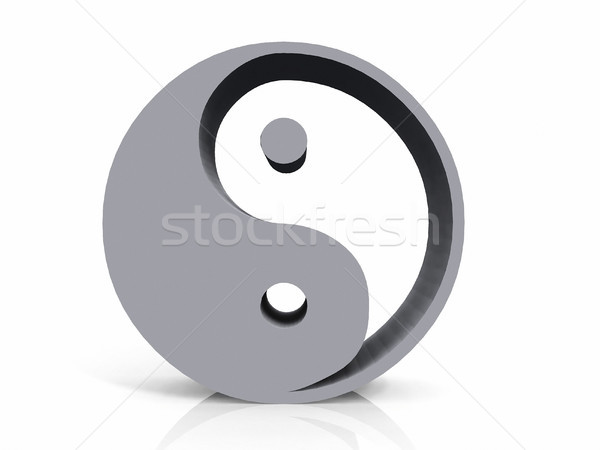 ying  and yang symbol Stock photo © njaj