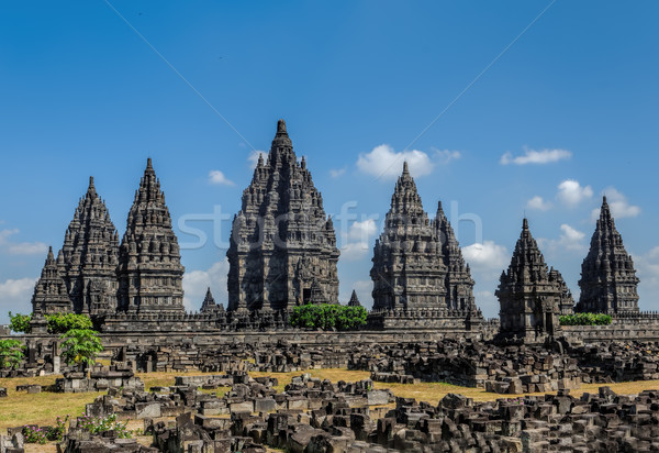 Java Indonesien Stein Religion Kultur Tempel Stock foto © njaj