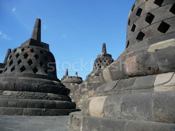 Java Voyage sunrise architecture buddha temple [[stock_photo]] © njaj