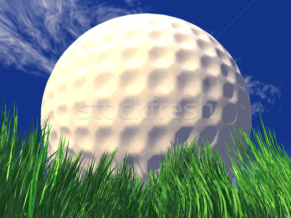 Piłeczki do golfa sportowe zielone piłka gry wakacje Zdjęcia stock © njaj