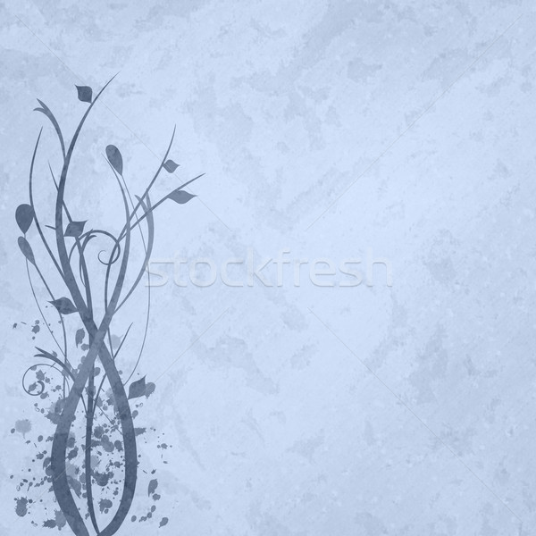 Blue Floral Background Stock photo © nmarques74