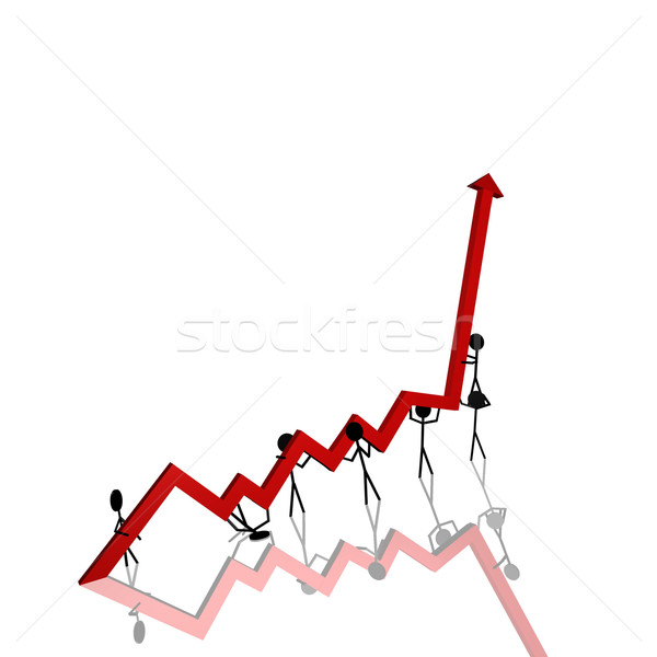 Stick Figures Chart Stock photo © nmarques74