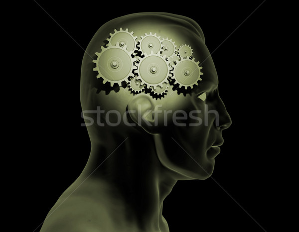 Brain Gears Stock photo © nmarques74