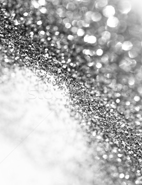 Abstract zilver schitteren licht macro foto Stockfoto © Nneirda