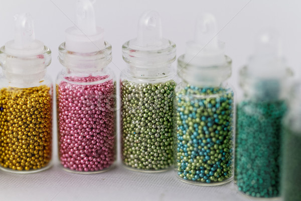 Pearls for nails Stock photo © Nneirda