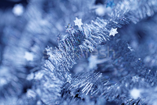 Tinsel. Christmas decoration. Stock photo © Nneirda