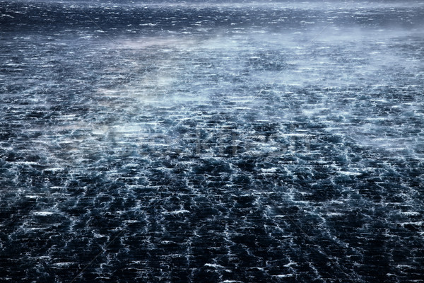 Stock photo: Raging sea with furious waves