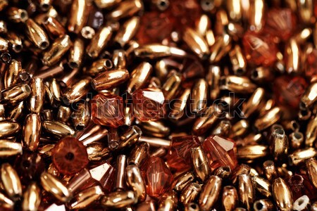 Brown beads Stock photo © Nneirda