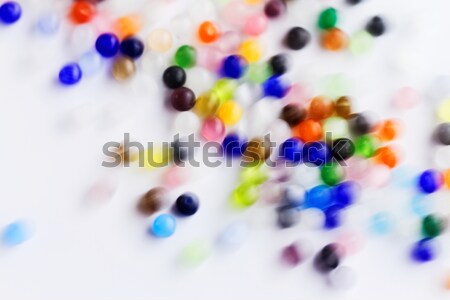 Glas kralen mooie witte achtergrond Stockfoto © Nneirda