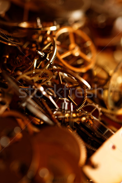 Stock photo: Small parts of clock