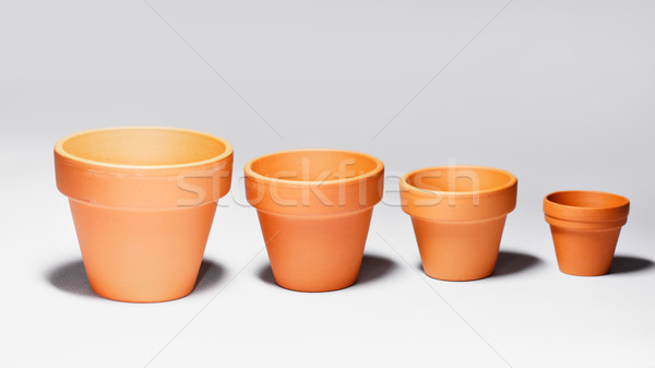 Stock photo: Flowerpots