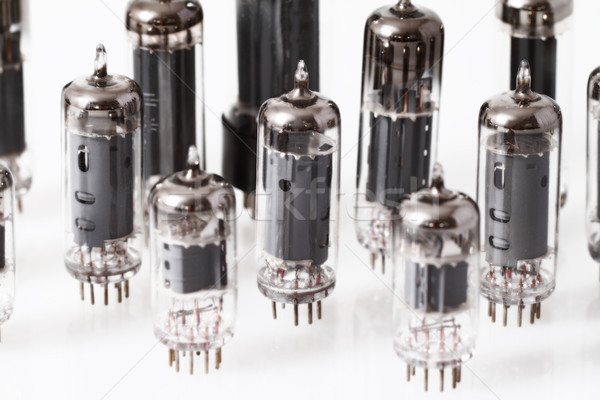 Glass vacuum radio tubes Stock photo © Nneirda