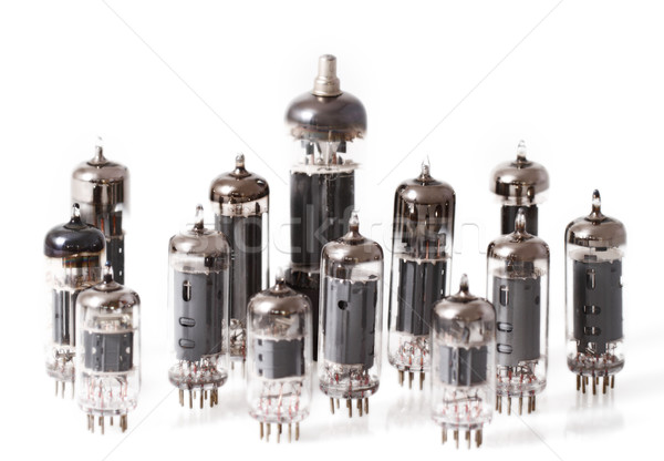 Glass vacuum radio tubes Stock photo © Nneirda