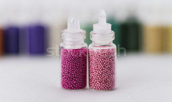 Pearls for nails Stock photo © Nneirda