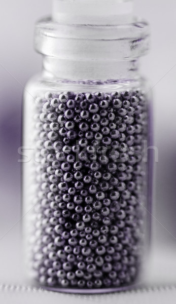 Parels nagels glas fles kleur drop Stockfoto © Nneirda