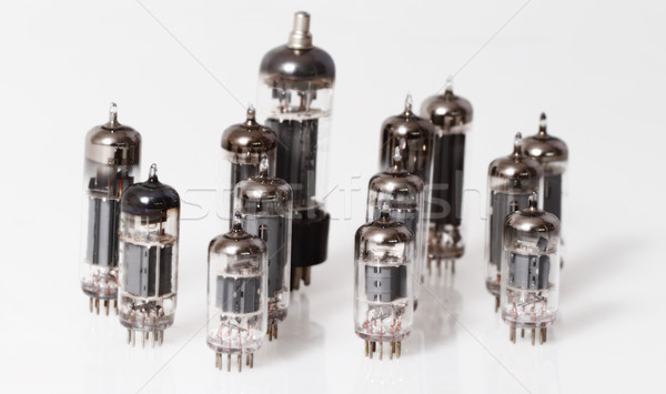 Glass vacuum radio tubes Stock photo © Nneirda