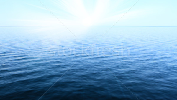 Blue sky and ocean Stock photo © Nneirda