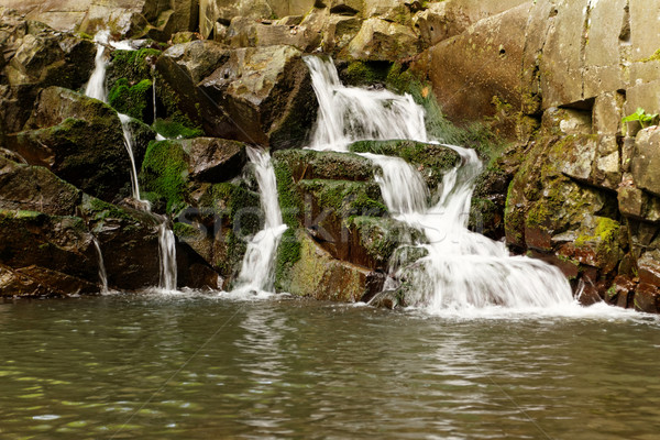 Stock photo: Beautiful waterfall