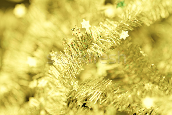 Tinsel. Christmas decoration. Stock photo © Nneirda