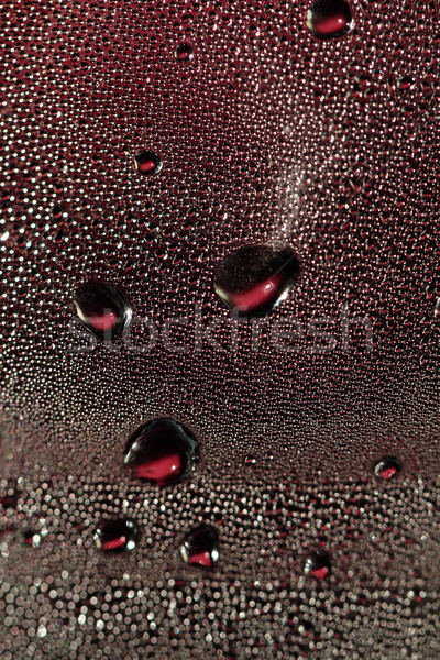 Drops of water on glass Stock photo © Nneirda