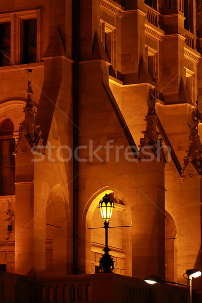 Budapest parlement bâtiment Hongrie crépuscule urbaine Photo stock © Nneirda