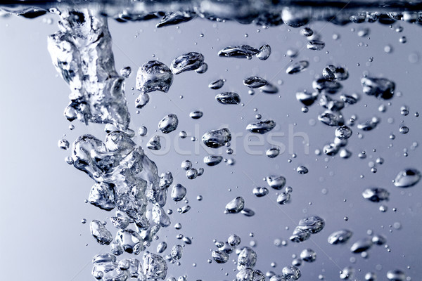 Agua burbujas foto agua limpia naturaleza diseno Foto stock © Nneirda