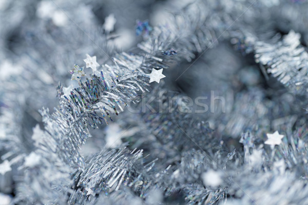 Weihnachten Dekoration blau Foto Party Stock foto © Nneirda