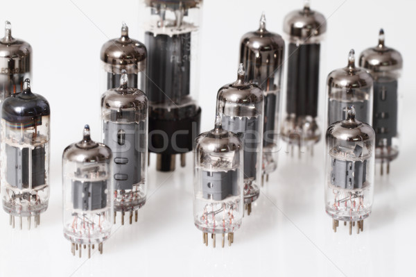 Glass vacuum radio tubes Stock photo © Nneirda
