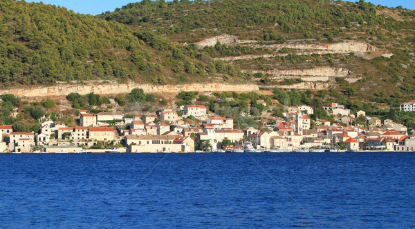Stock photo: Turquoise sea in Croatia Vis Island