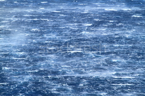Mar furioso ondas vento água Foto stock © Nneirda