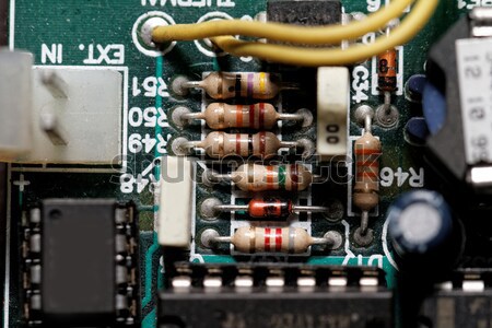 Electronic components Stock photo © Nneirda