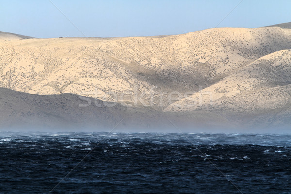 Foto stock: Mar · furioso · ondas · vento · água