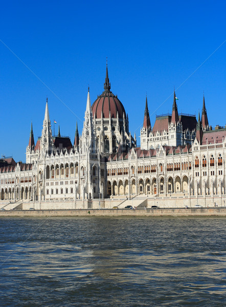 Budapeşte Bina parlamento Macaristan manzara seyahat Stok fotoğraf © Nneirda