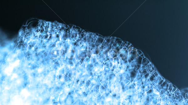 Bolha de sabão superfície bolha macro foto água Foto stock © Nneirda