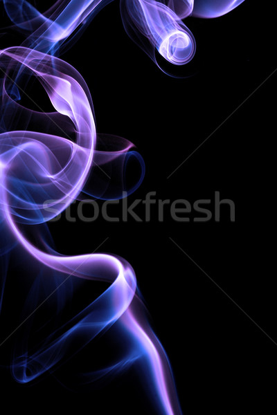 紫色 煙 黒 火災 デザイン 背景 ストックフォト © Nneirda