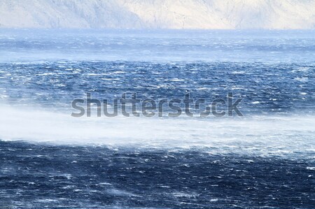 Stock photo: Raging sea with furious waves