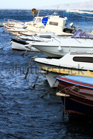 Small motorboats Stock photo © Nneirda