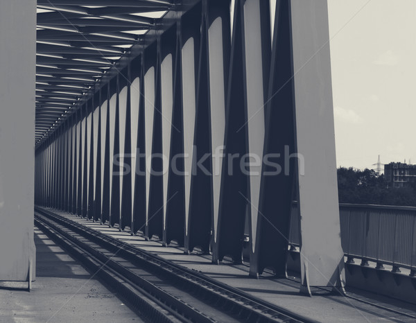 Railway bridge Stock photo © Nneirda