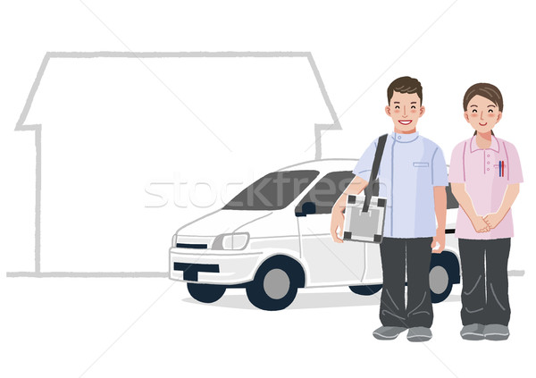 Medical care service at home concept Stock photo © norwayblue