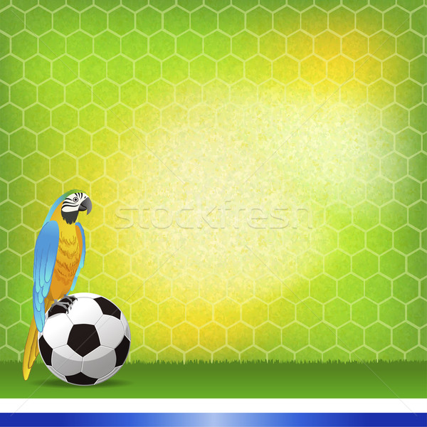 Brésil football monde tasse fichier gradients Photo stock © norwayblue