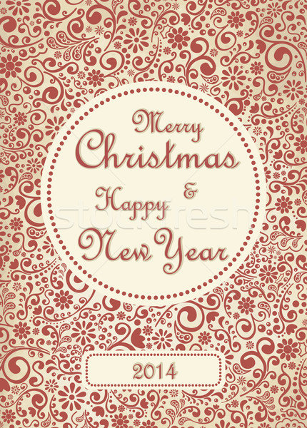 Merry Christmas Card Stock photo © nosik